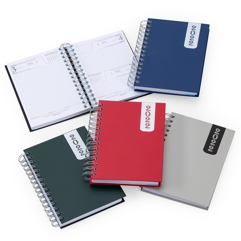 Agenda Diária 2022 Wire-o COLORIDO-ID XZ 14462-COL