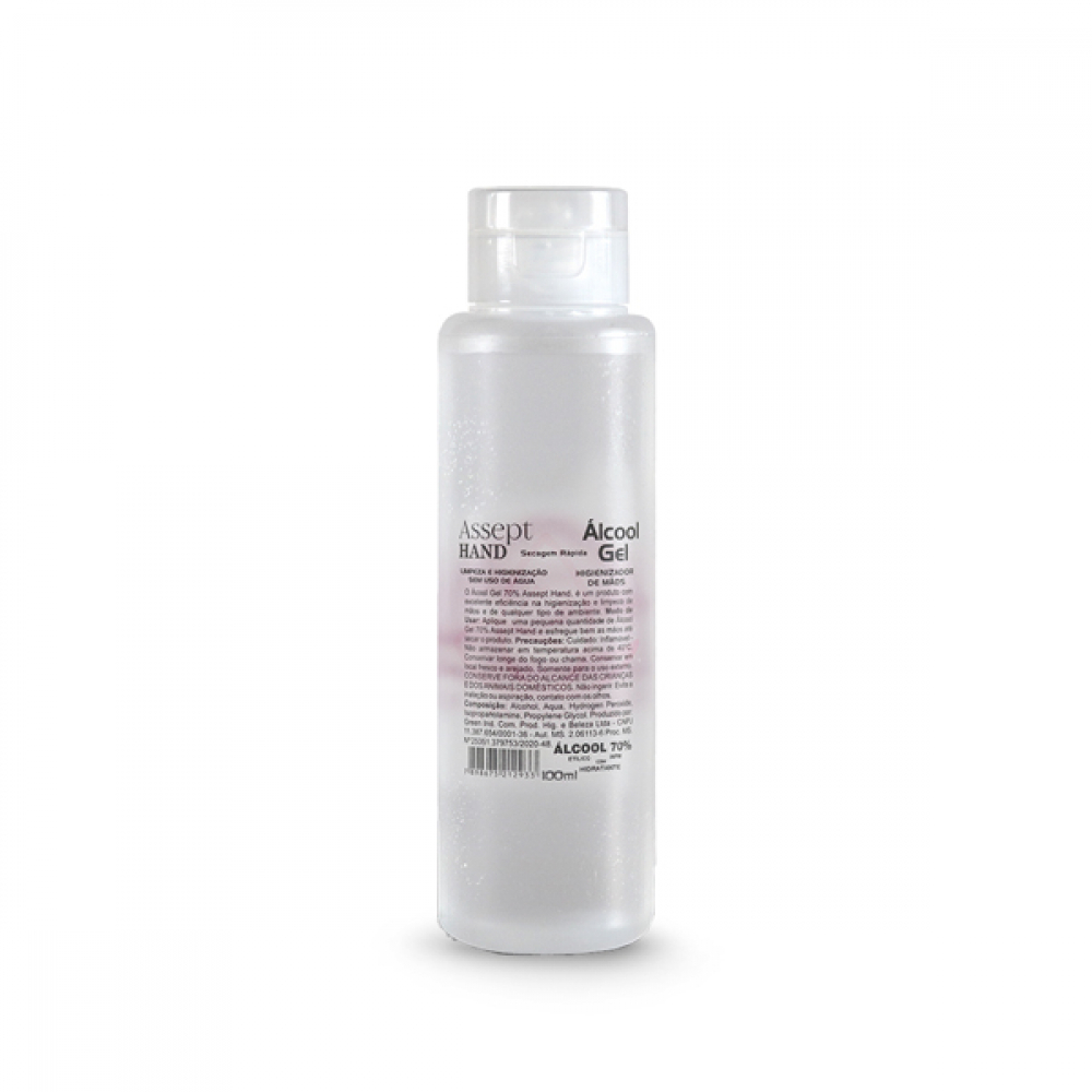 Álcool Gel 70% antisséptico 100ml