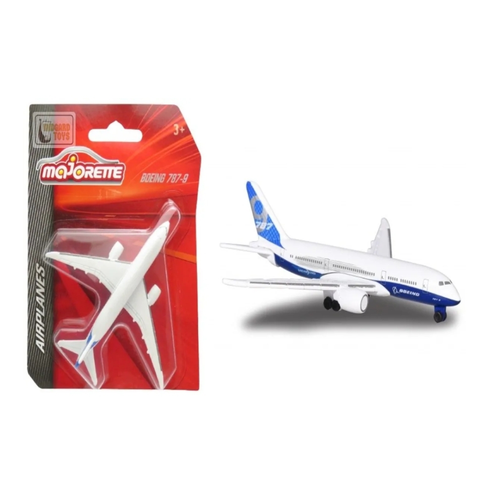 Avião Comercial Boeing 787-9 Dreamliner - Miniatura de Metal 10 cm -1003036552