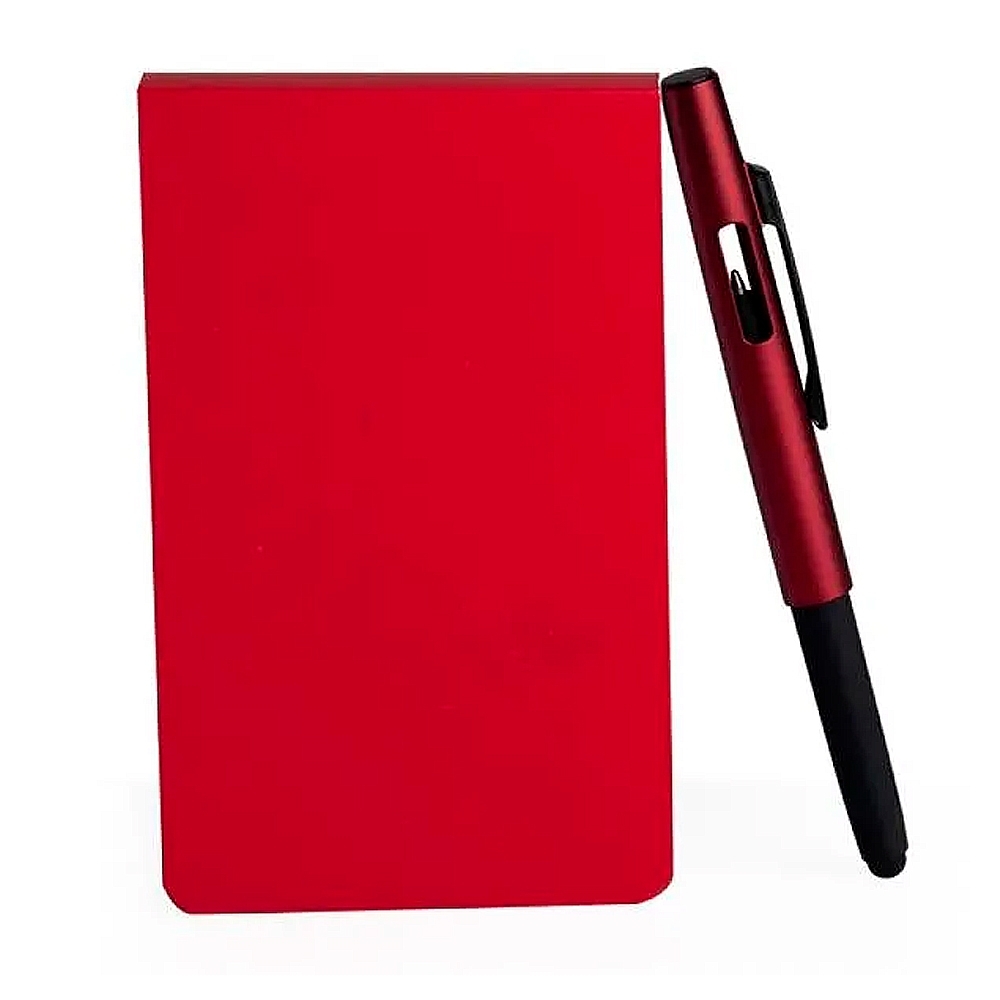 BLOCO PARA ANOTAÇÕES COM CANETA - AZUL