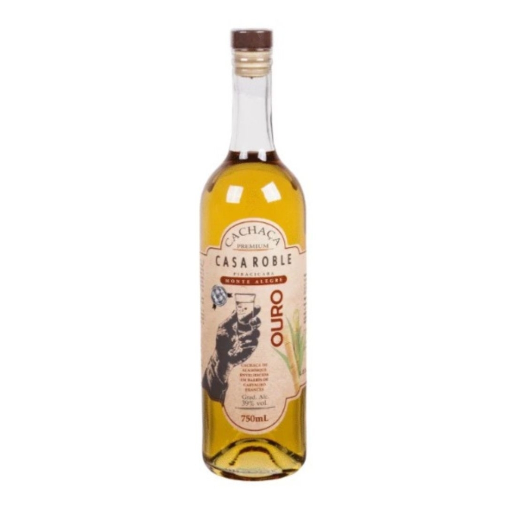 Cachaça Artesanal Ouro - Carvalho - 750 ml-CJM03