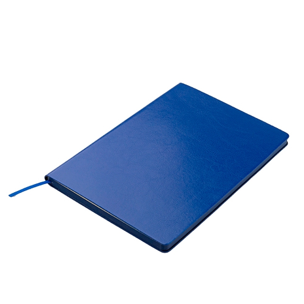 Caderno A5 pautado, flexível e capaem PU