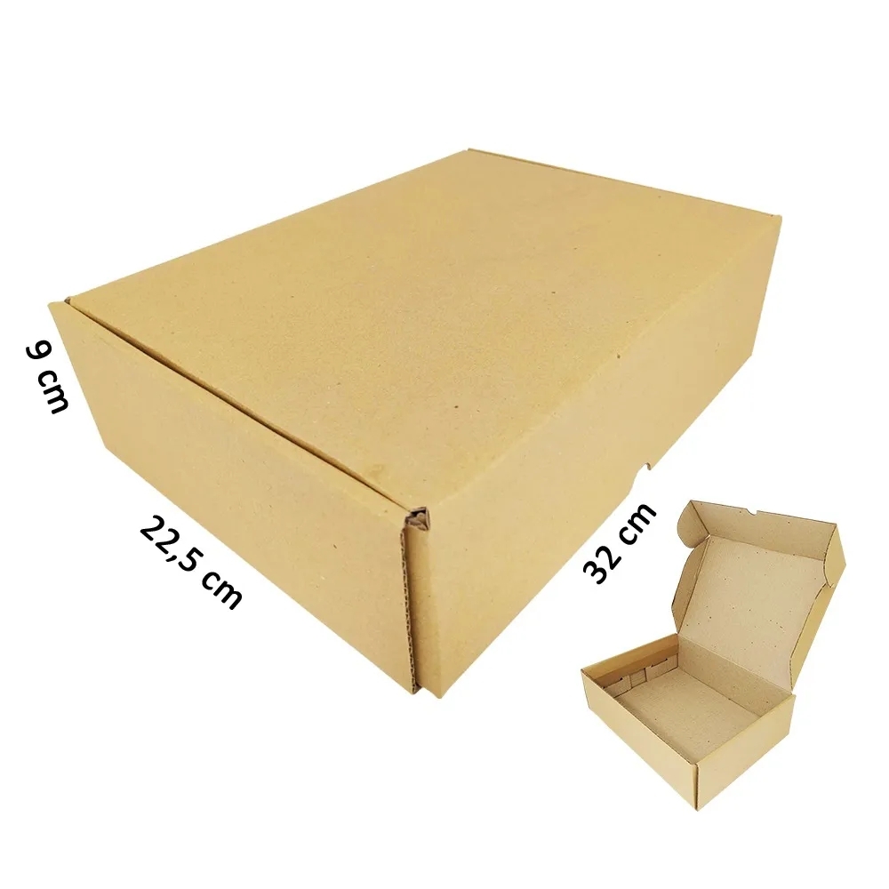 Caixa E-commerce 32x22,5x9cm (LxPxA) pacote com 1 unidade-107007
