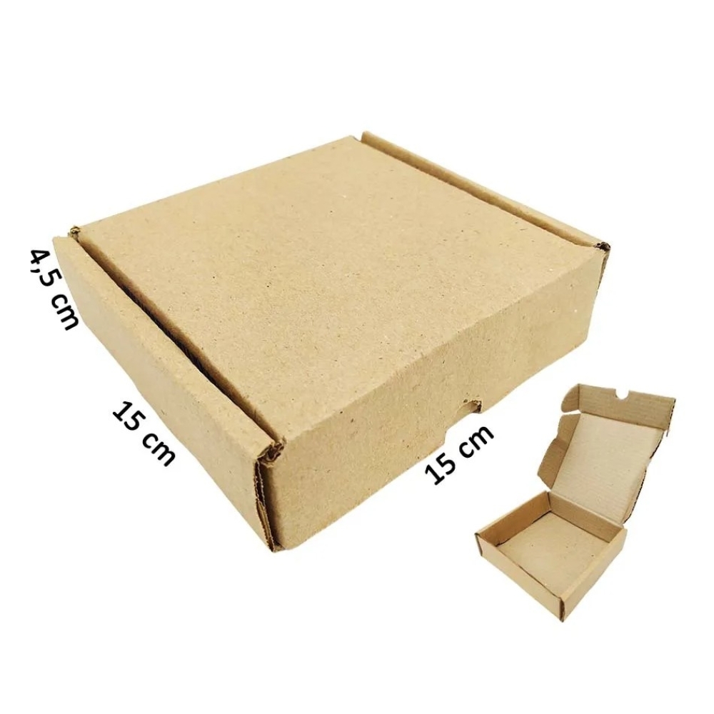 Caixa E-commerce Papelão IP 15x15x4,5cm (LxPxA) 1 unidade-107012