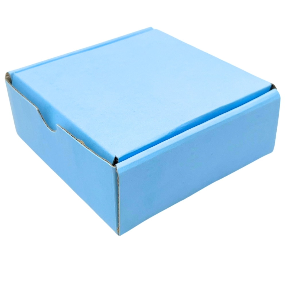 Caixa Papelão Azul celeste-CXA1