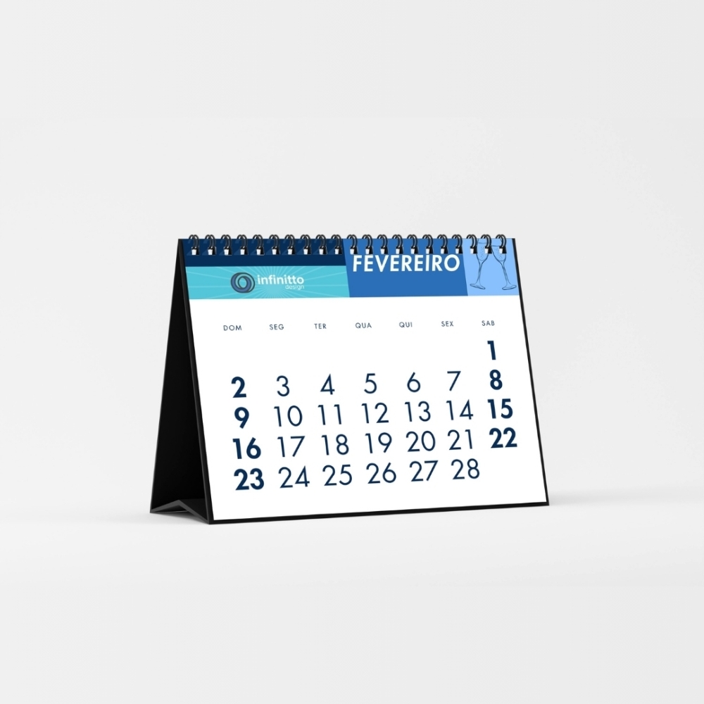 Calendário personalizado - 13,5x15,5cm-I CLD01