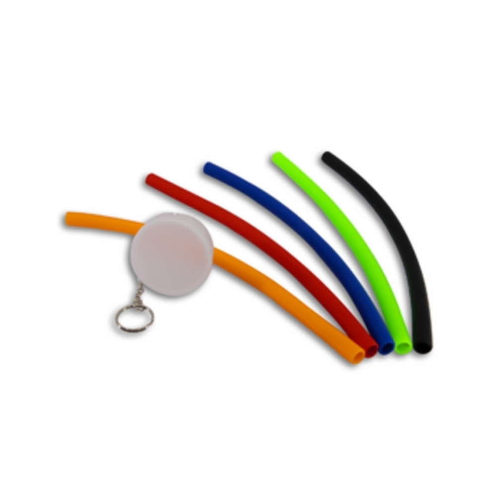 Canudo Reutilizável de Silicone COLORIDO-ID BG 042-COL