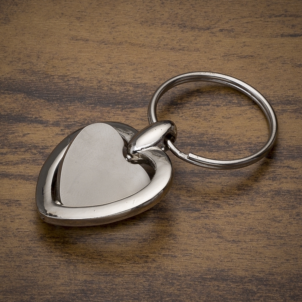 Chaveiro Metal Giratório PRATA-ID XZ 05018-PRA