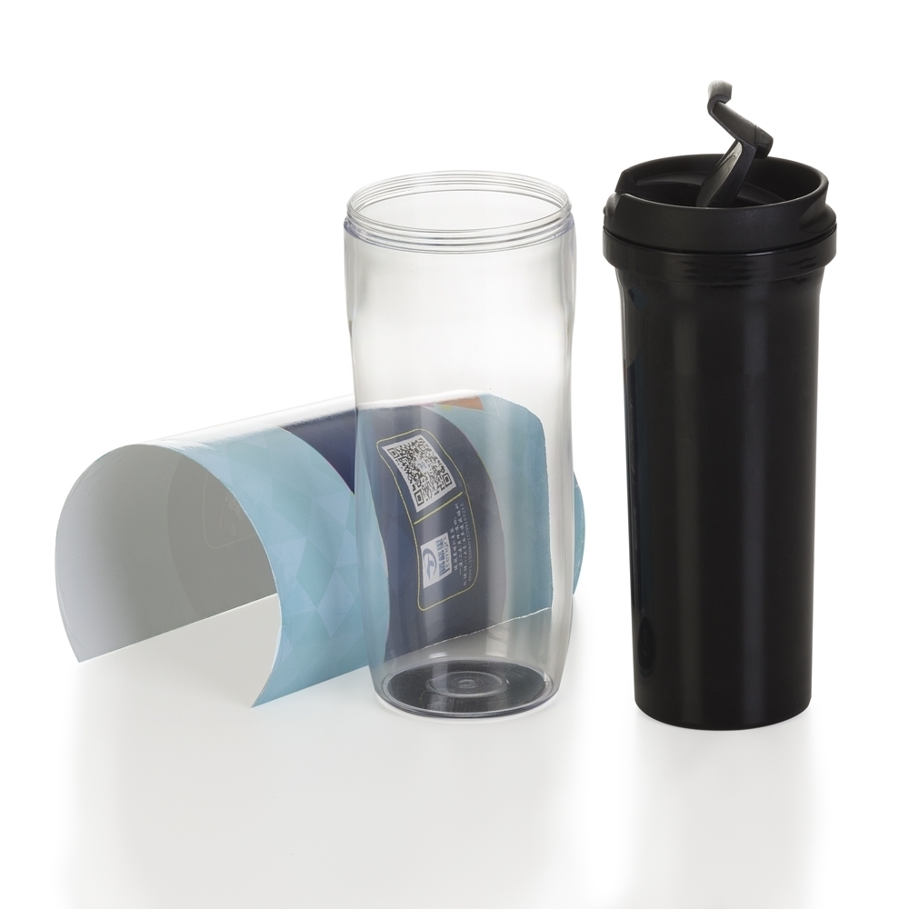 Copo Porta Foto 350ml PRETO-ID XZ 12777-PRE