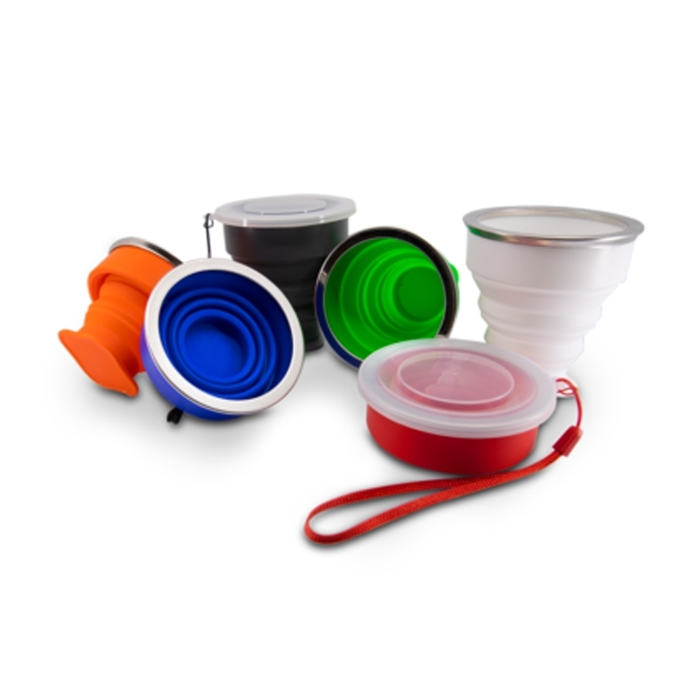 Copo de Silicone Retrátil COLORIDO-ID BG 040-COL