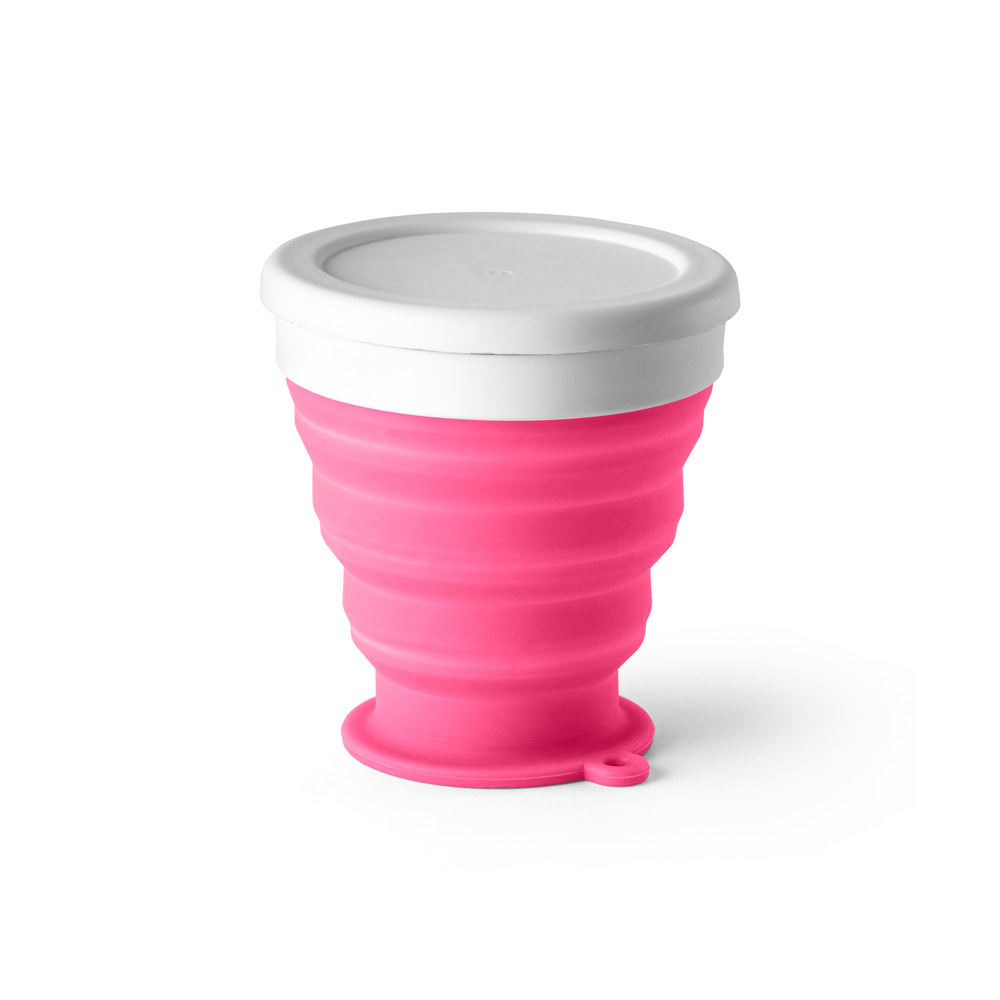Copo de viagem dobrável 240 ml ROSA-ID SP 94694-ROS