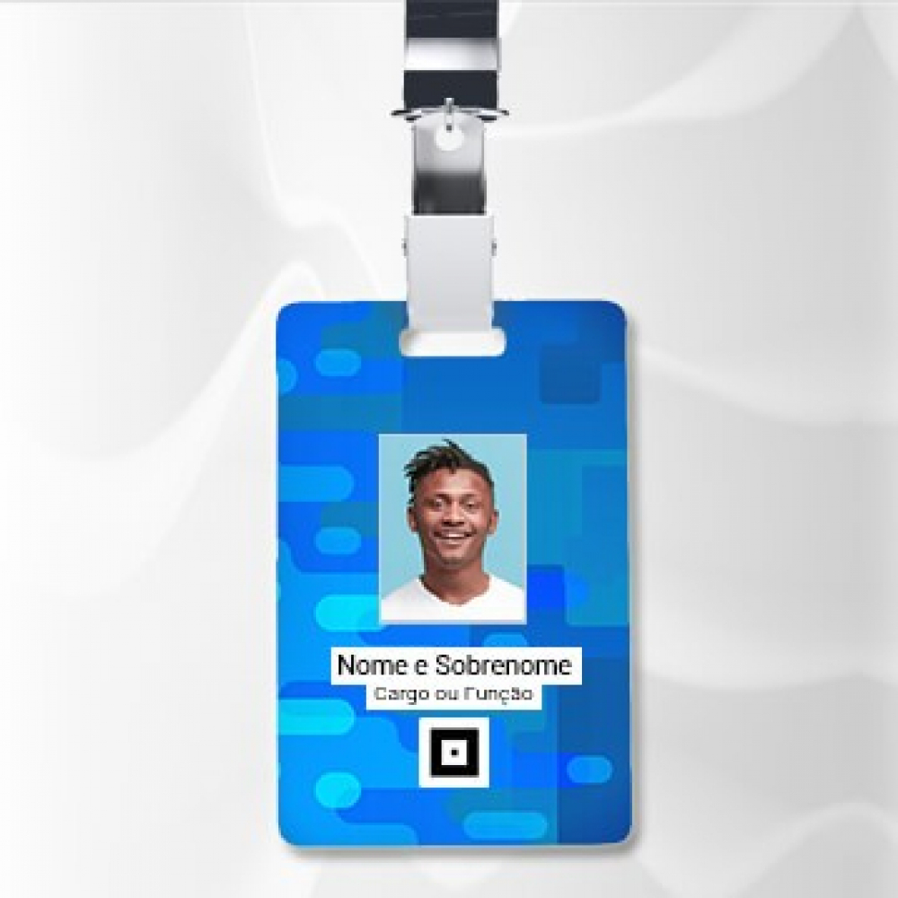 Crachá Vertical com Furo-CRA01