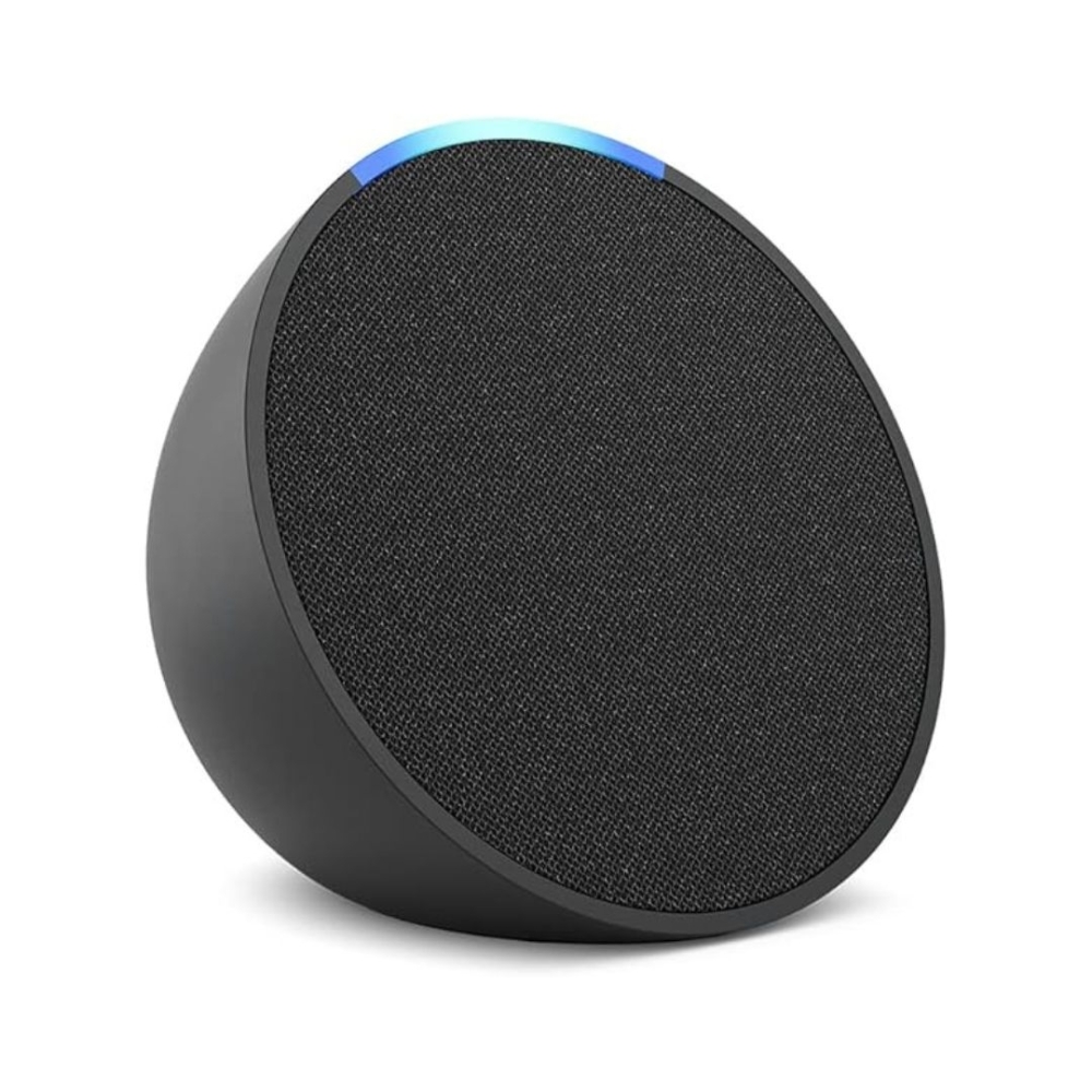 Echo Pop (Última geração) | Smart speaker compacto com som envolvente e Alexa | Cor Preta-Echo Pop