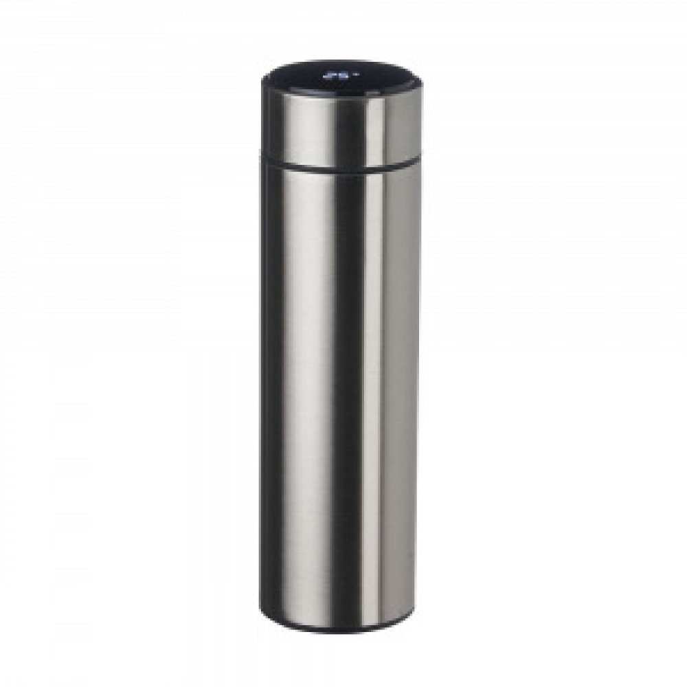 Garrafa em aço inox 450ml PRATA-ID AA GA6700-PRA