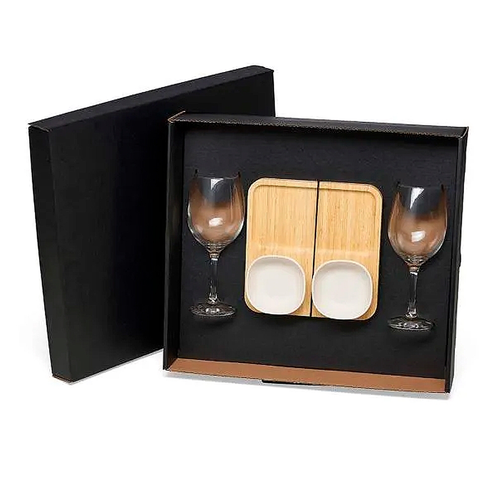 KIT P/ PETISCO, PATÊ E VINHO - 5 PÇS