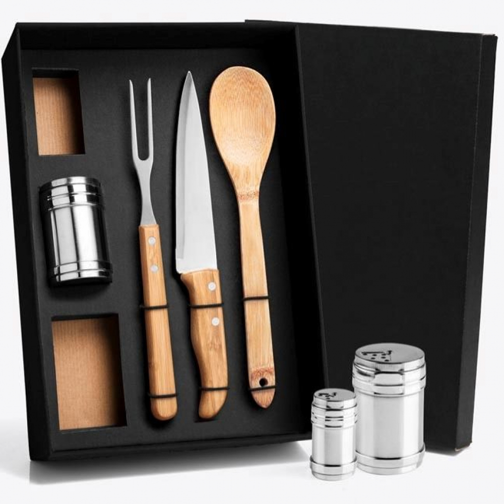 Kit Para Cozinha E Tempero - 6 Pçs-KT-90107