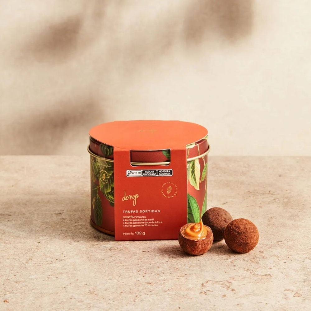 Lata de Trufas Intensa, Doce de Leite, Café | 132g-DENGO1