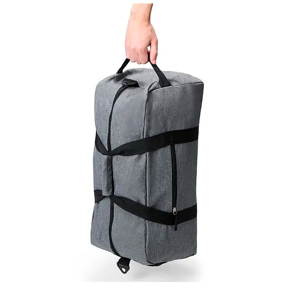 MALA ESPORTIVA EM POLYESTER 300D - MELANGE CINZA - 31L