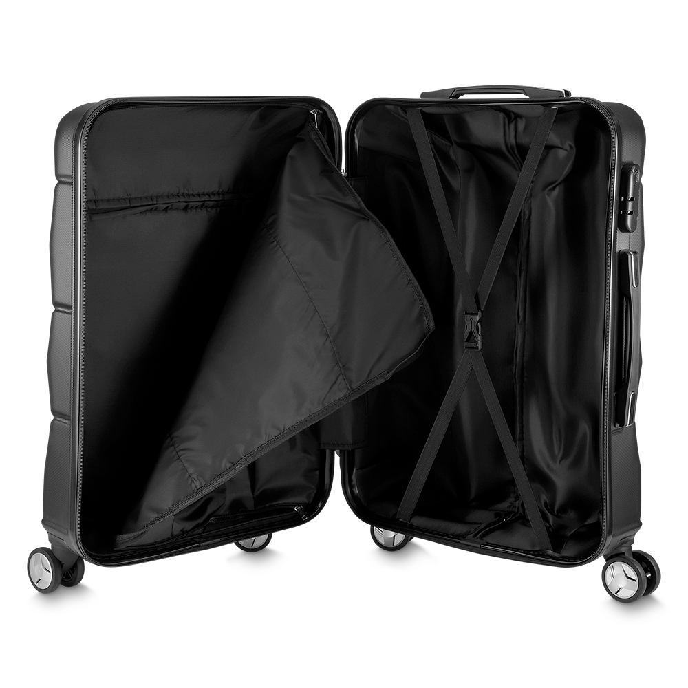 Mala viagem média em Plástico ABS