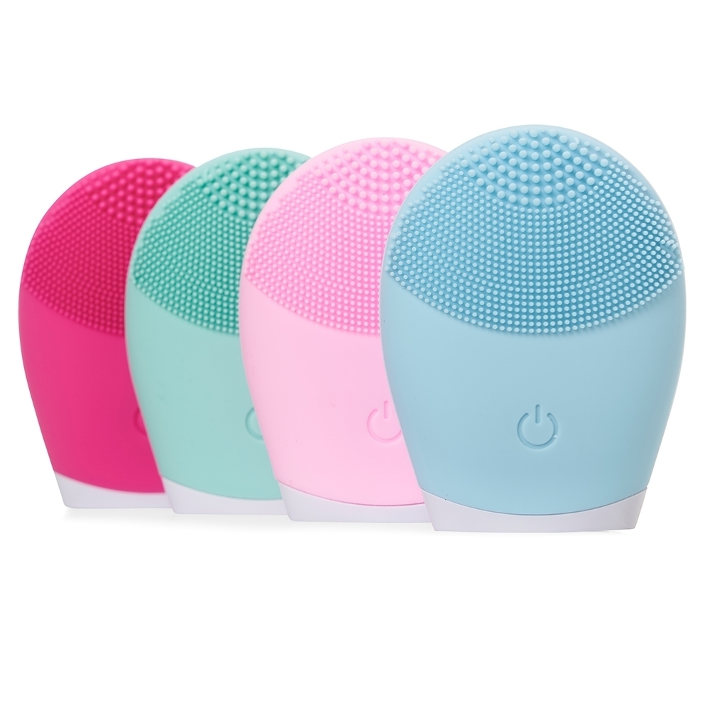 Massageador e Limpador Facial Elétrico COLORIDO-ID XZ 04055-COL