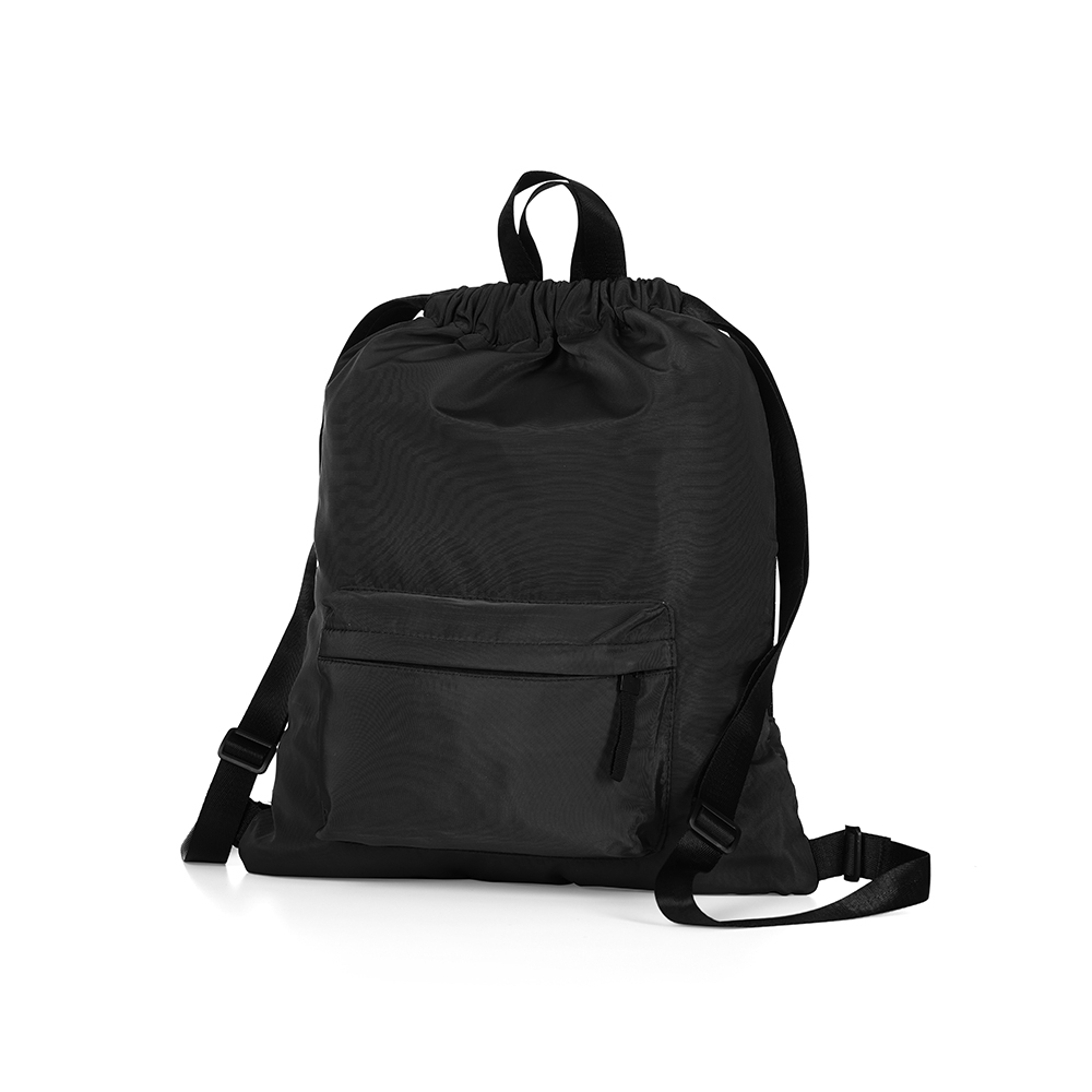 Mochila Saco Poliéster PRETO-ID XZ 04060-PRE