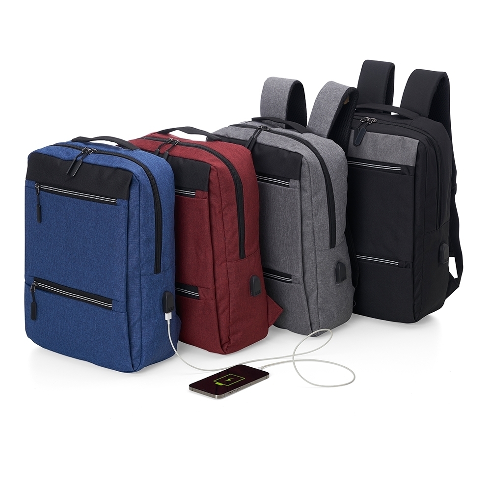 Mochila de Nylon USB 21L COLORIDO-ID XZ 01326-COL