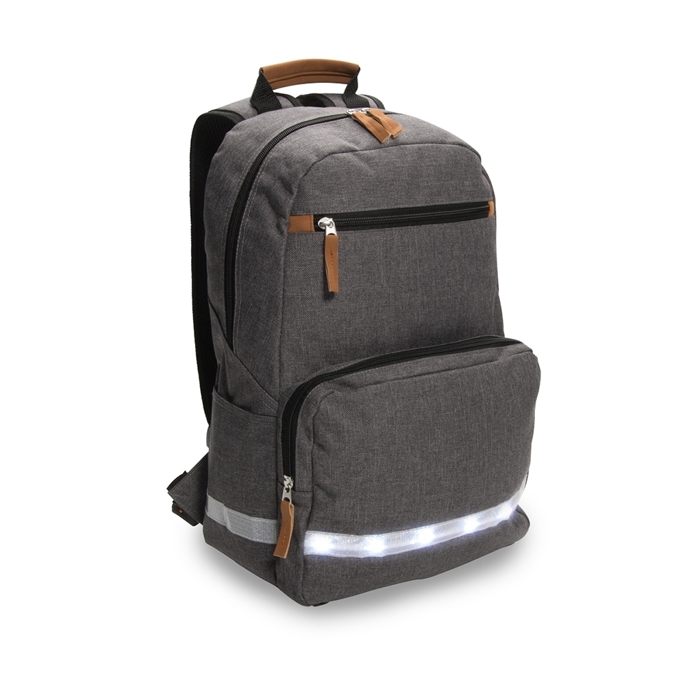 Mochila para Notebook com Led CINZA-ID BG 028-CIN