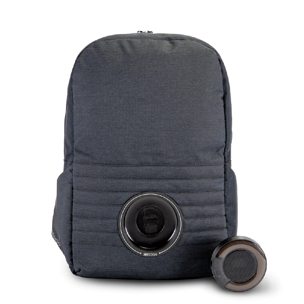 Mochila para notebook com caixa de som CINZA-ID BG 032-CIN