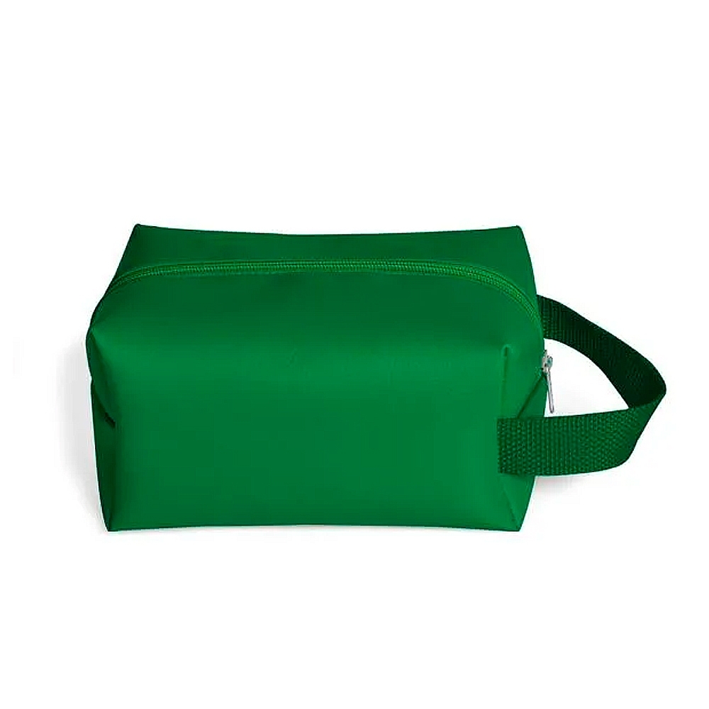 NECESSAIRE C/ ALÇA EM MATERIAL SINTÉTICO - VERDE