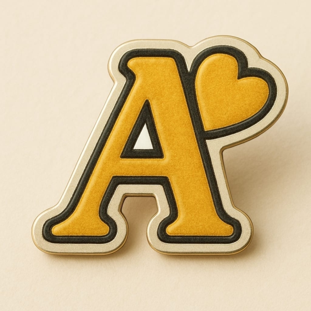 Pin recortado esmaltado dourado-PIN00