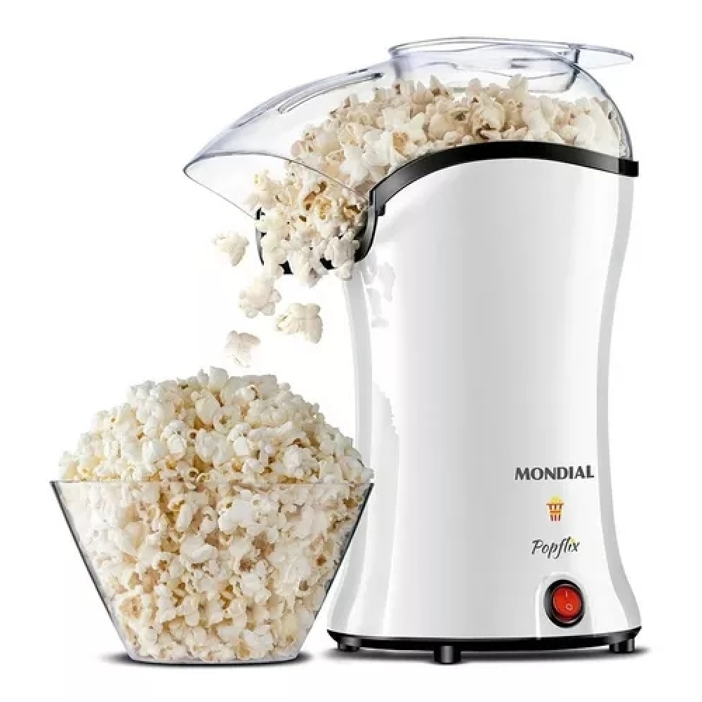 Pipoqueira Elétrica Popflix Pp-04 Ar Quente Branca Mondial Cor Branco 110V-PP04