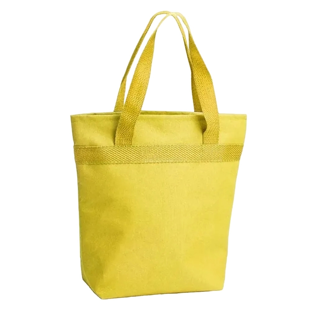 SACOLA TÉRMICA EM NYLON 600 - AMARELA - 5L - 20,5X8X27CM-CS-02006