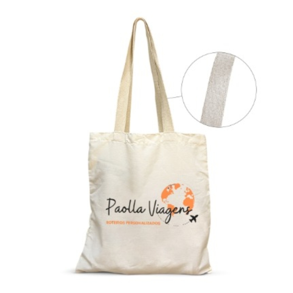 Sacola em lona de algodão-SAC0519