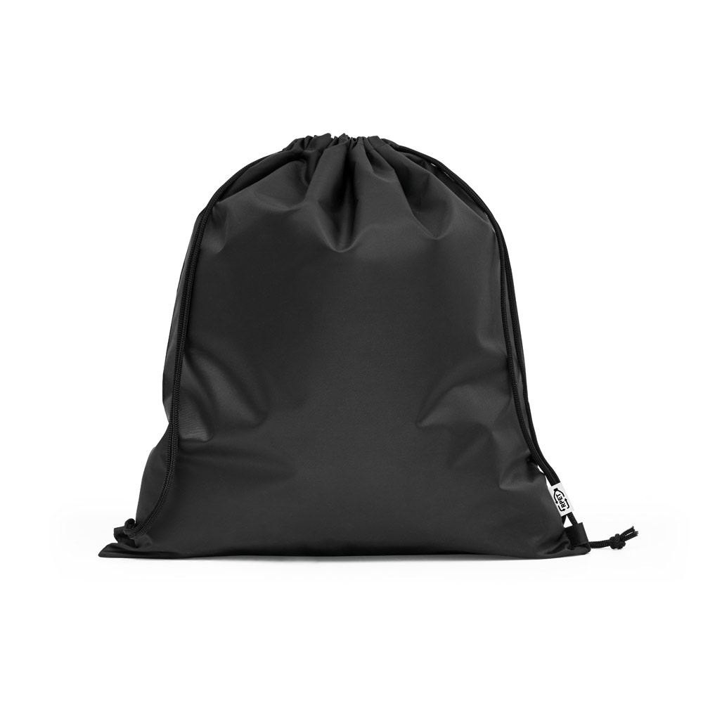 Sacola tipo mochila em rPET PRETO-ID SP 92931-PRE